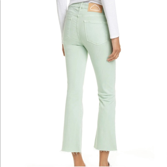 Frame Le Crop Mini Boot High Waist Raw Hem Jeans - Picture 4 of 12